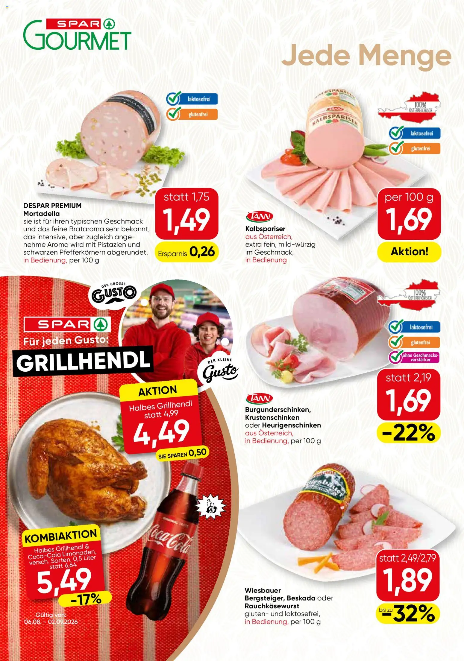SPAR Gourmet Flugblatt gültig ab 13.08.2026 | Seite: 6