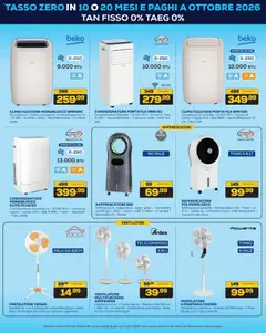 Anteprima del volantino BRUNO volantino valido a partire dal 18.06.2026 | Pagina: 7 | Prodotti: Ventilatore, Telecomando, Tavolo, Condizionatore portatile