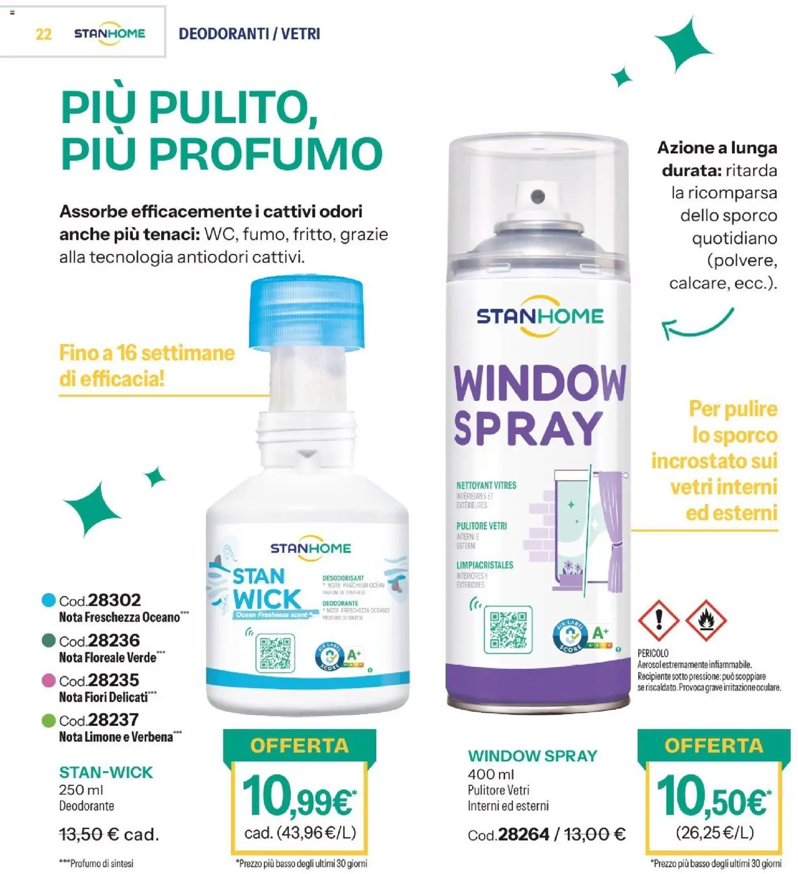 Volantino Stanhome del 08/09/2026 | Pagina: 23 | Prodotti: Deodorante, Limone, Basso, Profumo