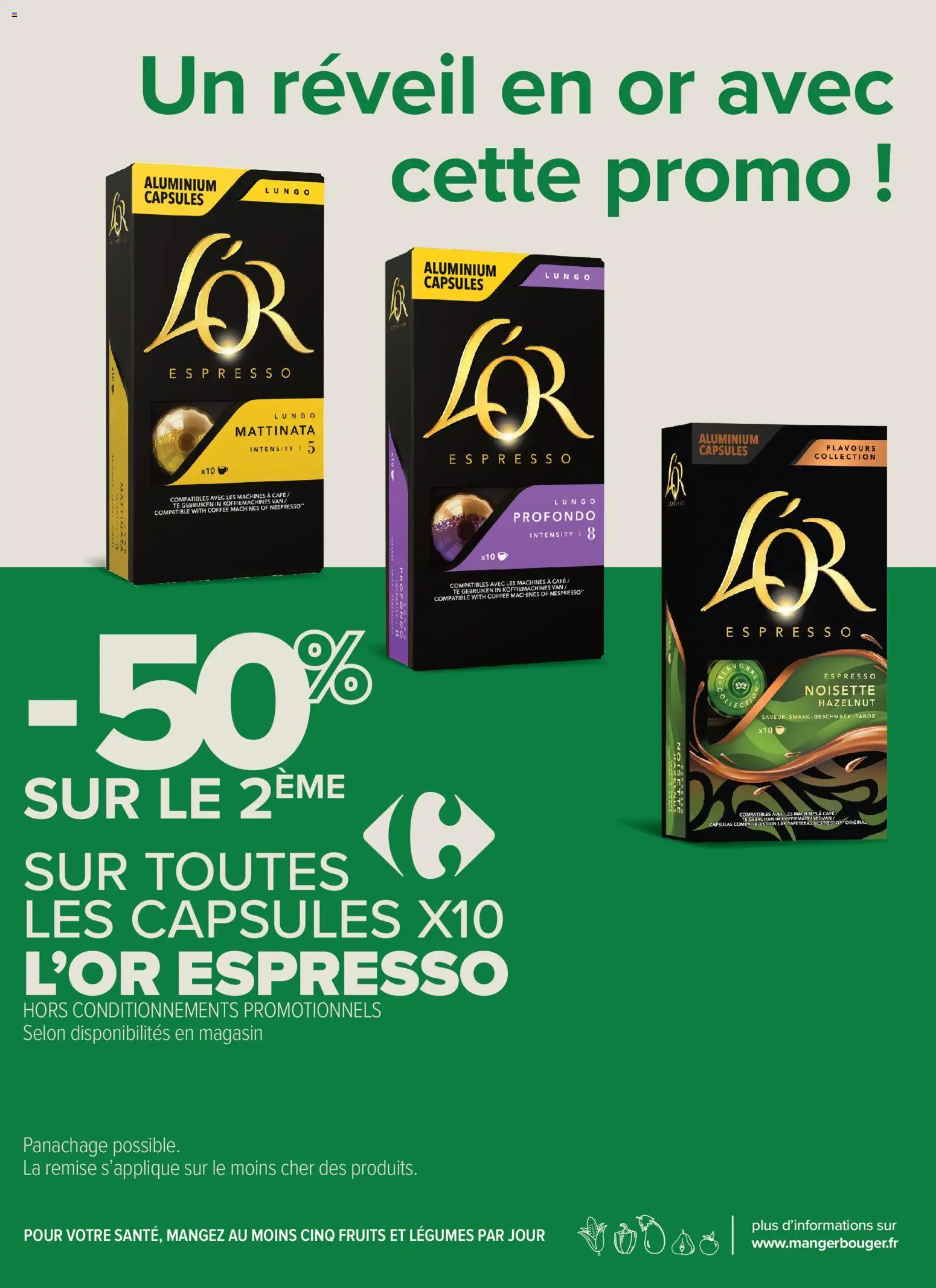 {H1} | Page: 9 | Produits: Réveil, Noisette, Café