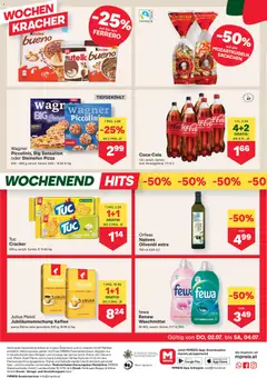 MPREIS Flugblatt ab 02.07.2026 gültig | Seite: 12 | Produkte: Zucker, Salami, Pizza, Waschmittel