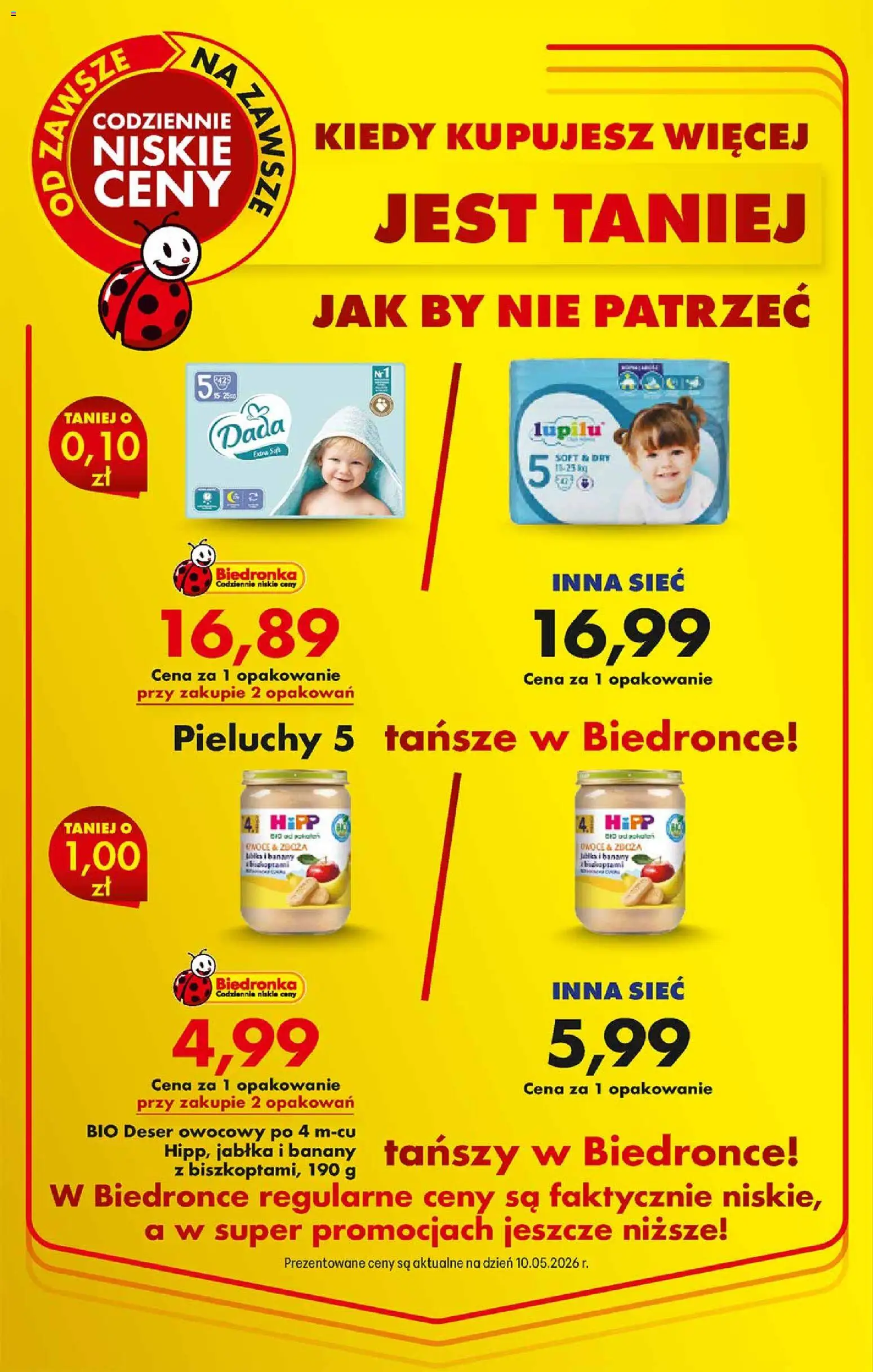 Biedronka gazetka - Gdy kupujesz więcej, jest taniej oferta od 11.05.2026 | Strona: 3