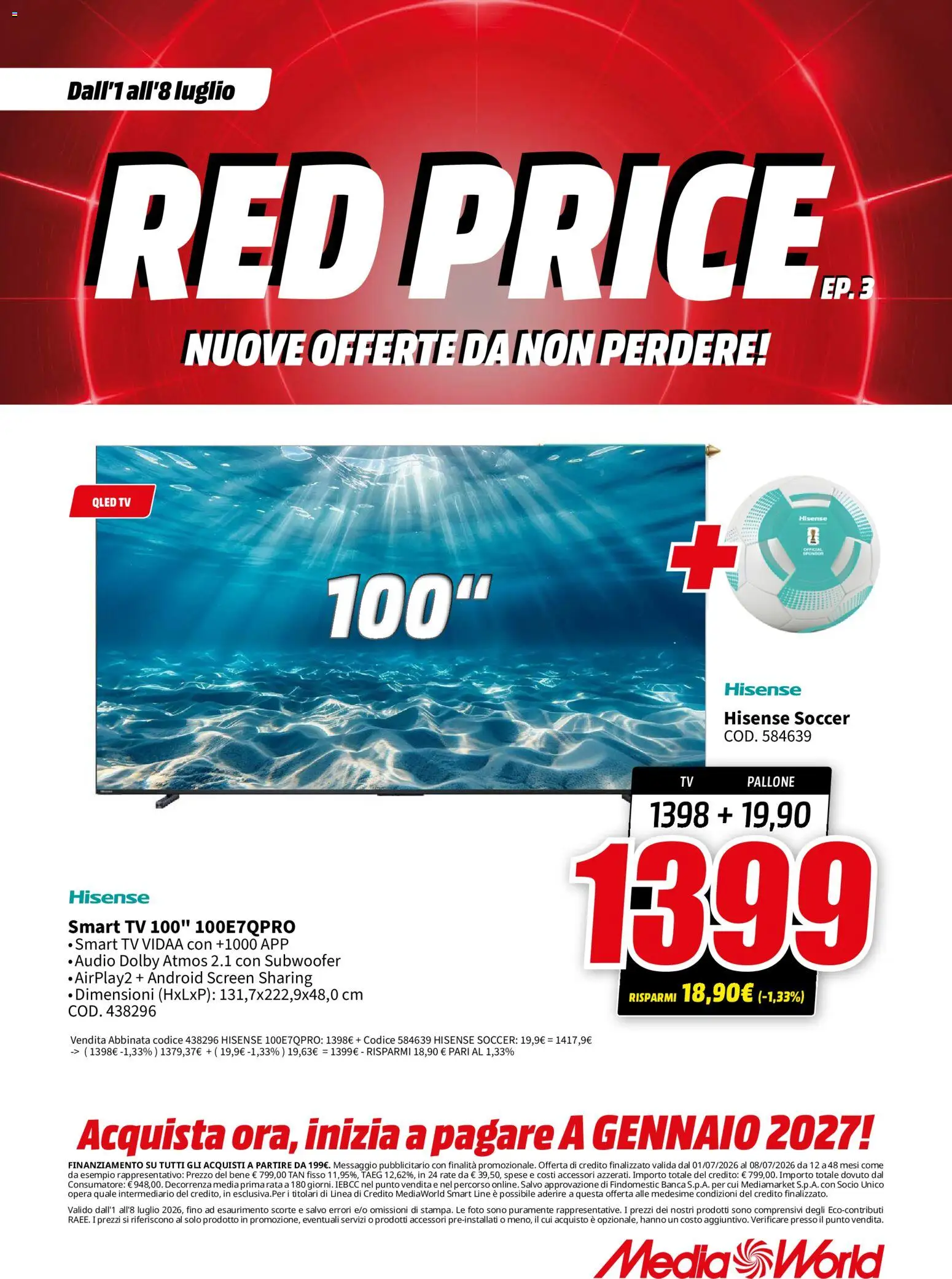 Volantino Media World del 01/07/2026 | Pagina: 3