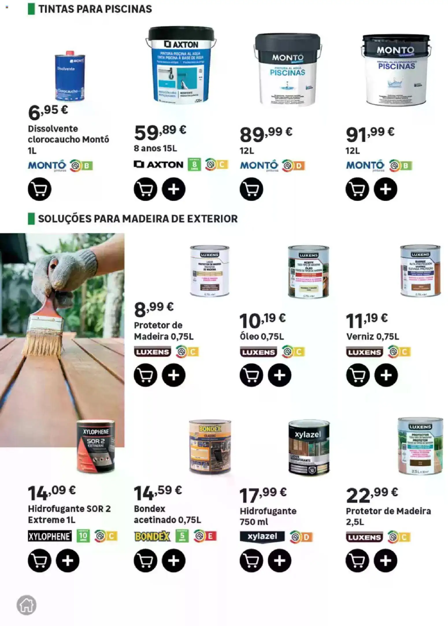 Leroy Merlin Catálogo Jardim │ válido de 12.03.2026 | Página: 66 | Produtos: Agua, Piscinas, Óleo, Verniz