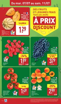 Aldi - Prévisualisation de FRAMBOISES, FRAMBOISES Catégorie 1. valide à partir de 07/07/2026 | Page: 4