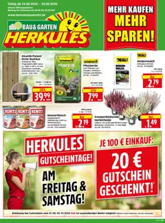 HERKULES Bau & Garten ab 24.08.2026 gültig