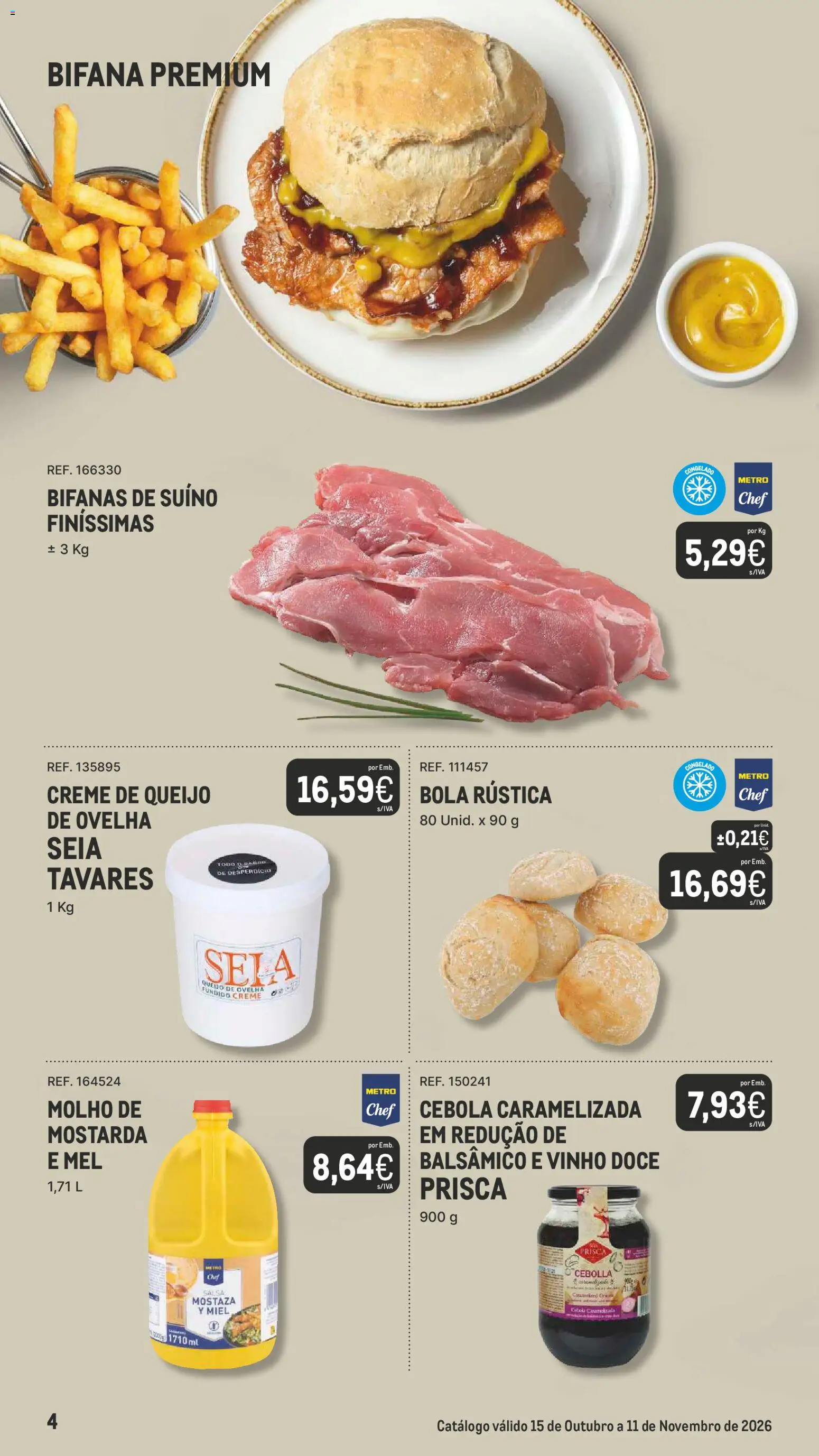 Makro Especial Tendências │ válido de 15/10/2026 | Página: 4 | Produtos: Salsa, Vinho, Mel, Creme
