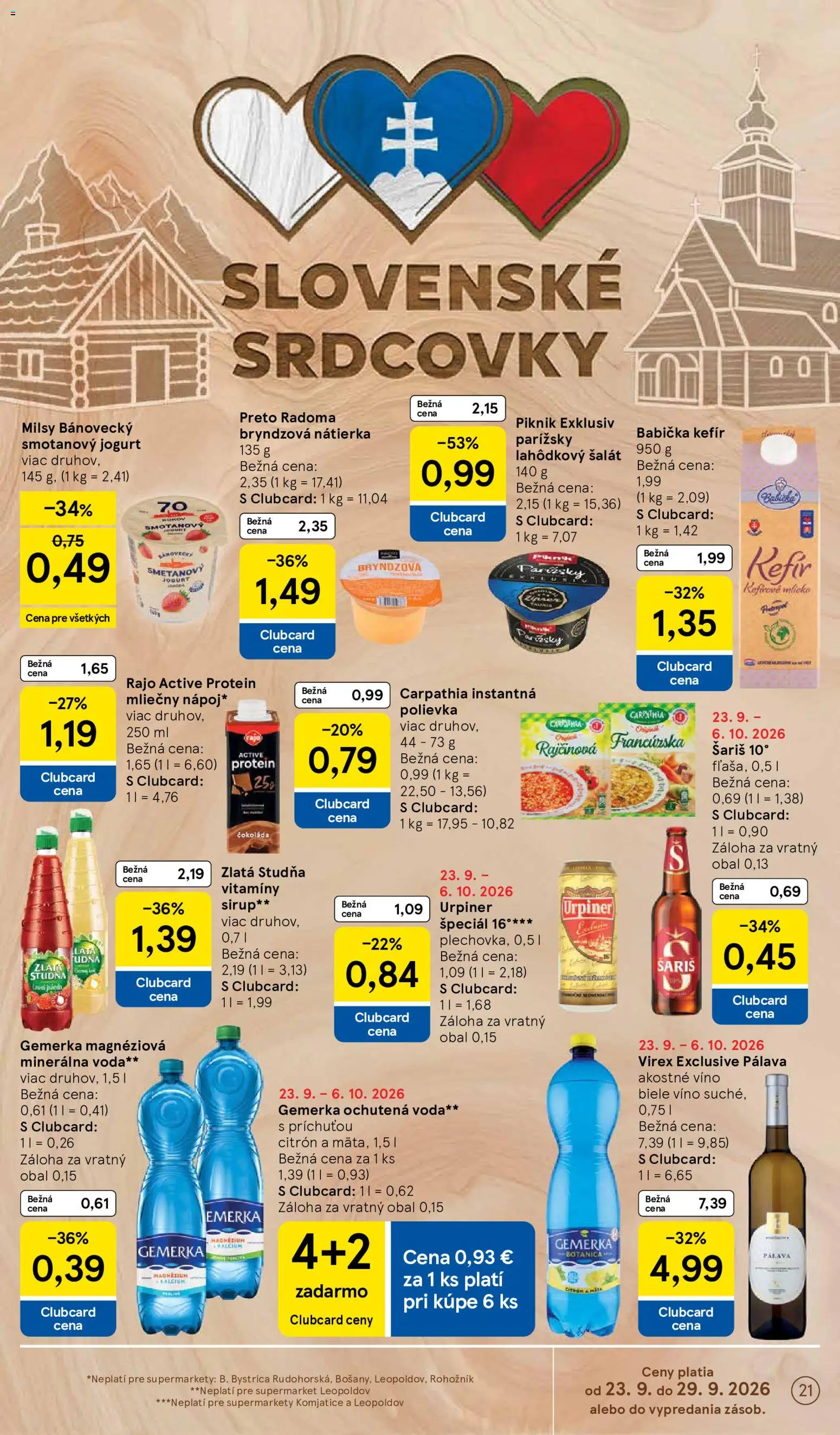 Nové Tesco akcie – leták je platný od 23.09.2026 | Strana: 21