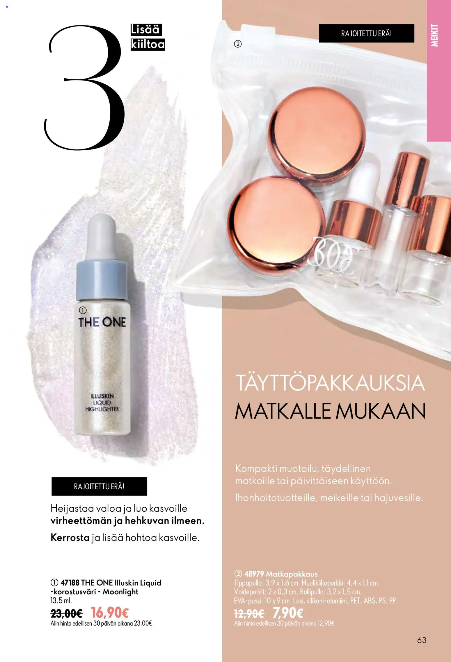 Oriflame - Esite 09 – voimassa 24/06/2026 alkaen | Sivu: 63
