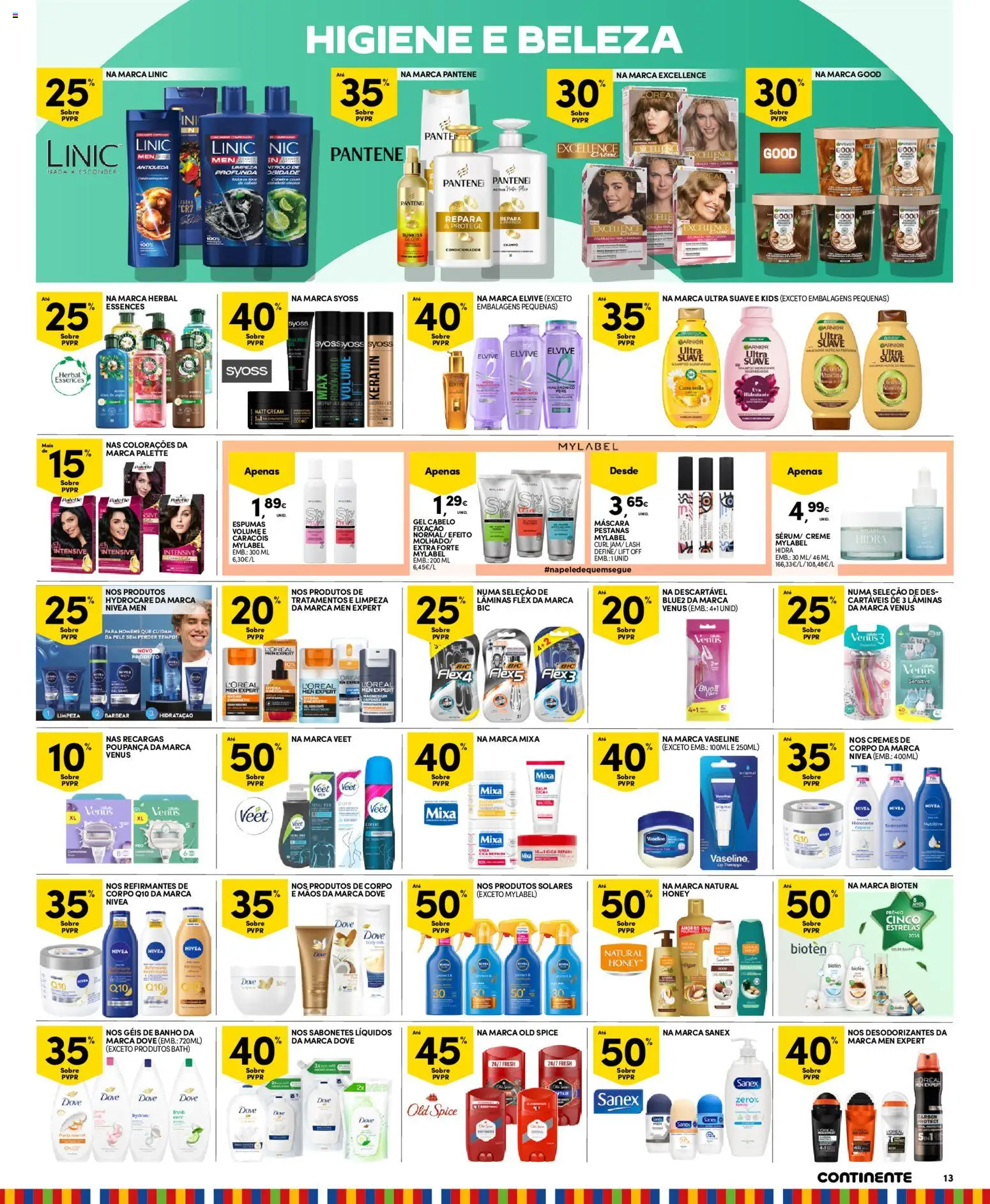 Continente Madeira folheto │ válido de 22/09/2026 | Página: 13 | Produtos: Shampoo, Banho, Abacate, Creme