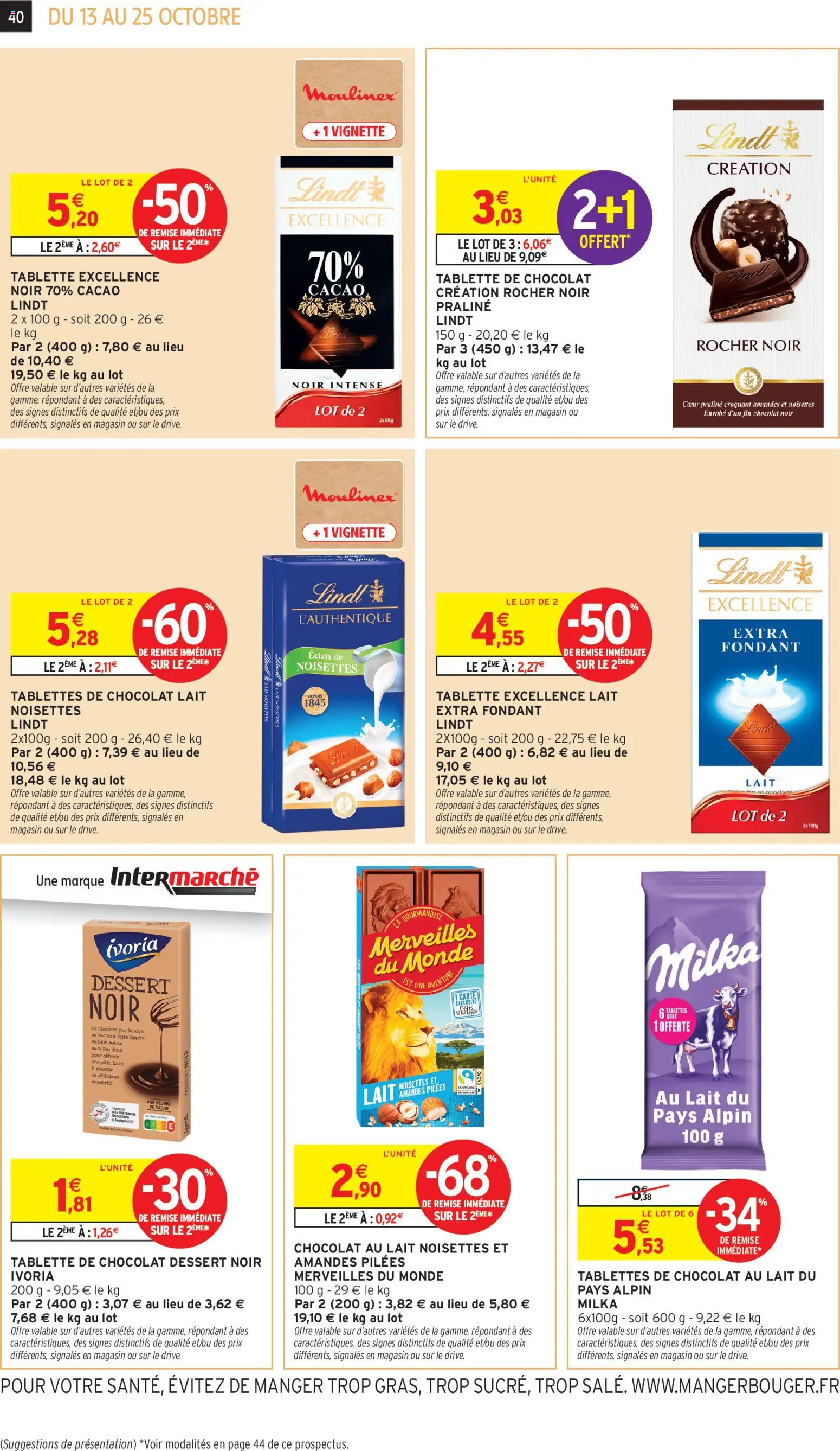 {H1} | Page: 32 | Produits: Tablette de chocolat, Tablette, Chocolat dessert, Lindt