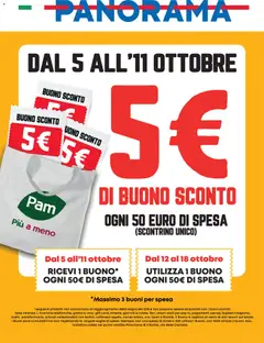 Anteprima del volantino Panorama volantino Sconto valido a partire dal 05/10/2026