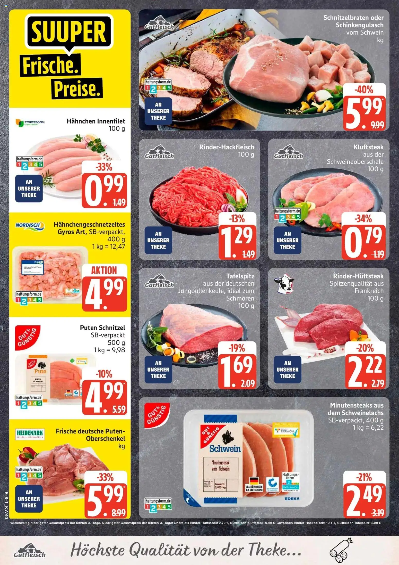 Edeka Prospekt Tostedt (ab 28.09.2026) » Angebote Online | Seite: 10 | Produkte: Pute, Theke, Schnitzel, Gyros