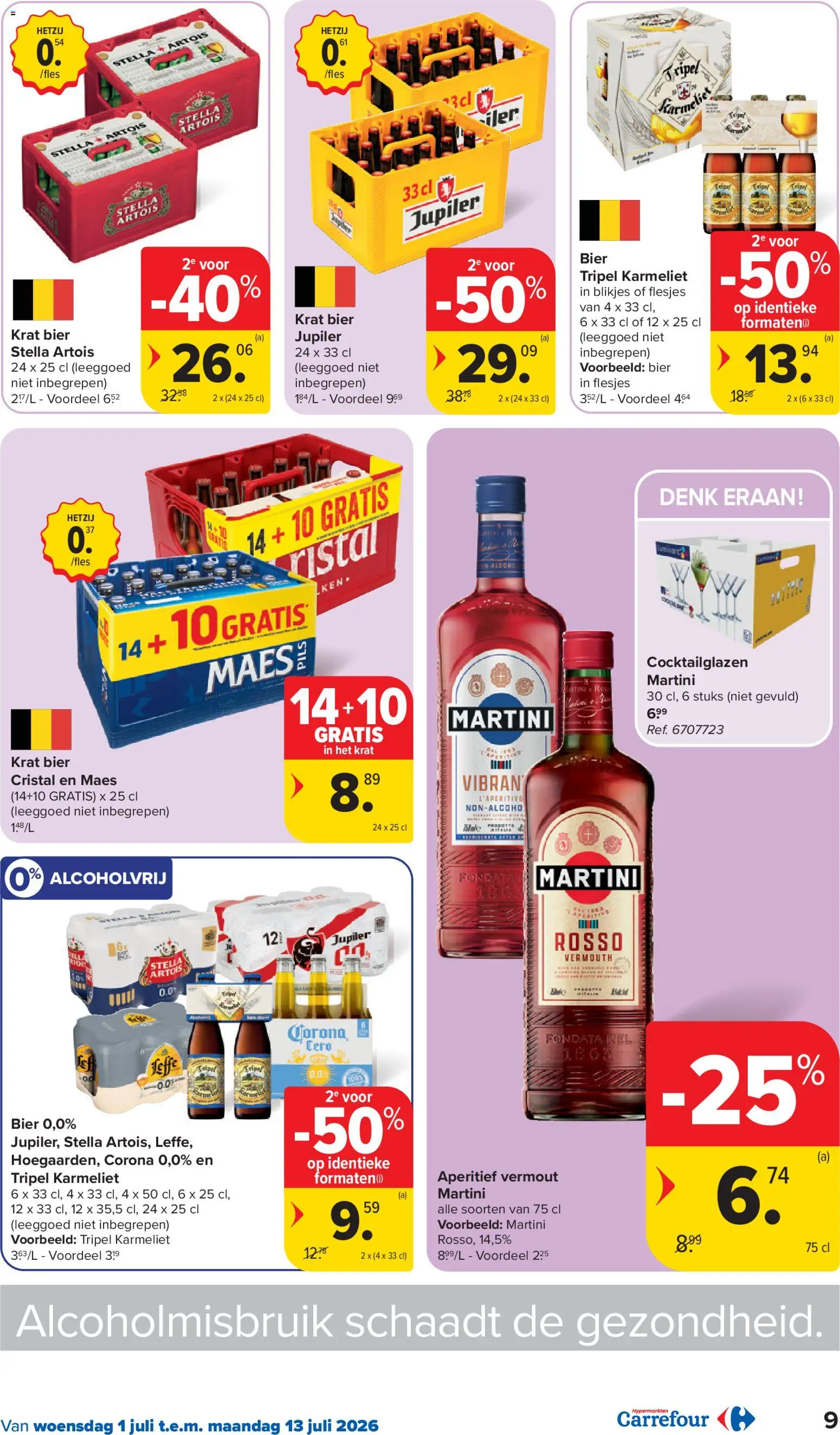 {H1} | Pagina: 9 | Producten: Bier, Vermout, Martini