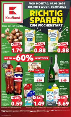 Náhled letáku Kaufland Německo leták - Wochenstart od 07.09.2026