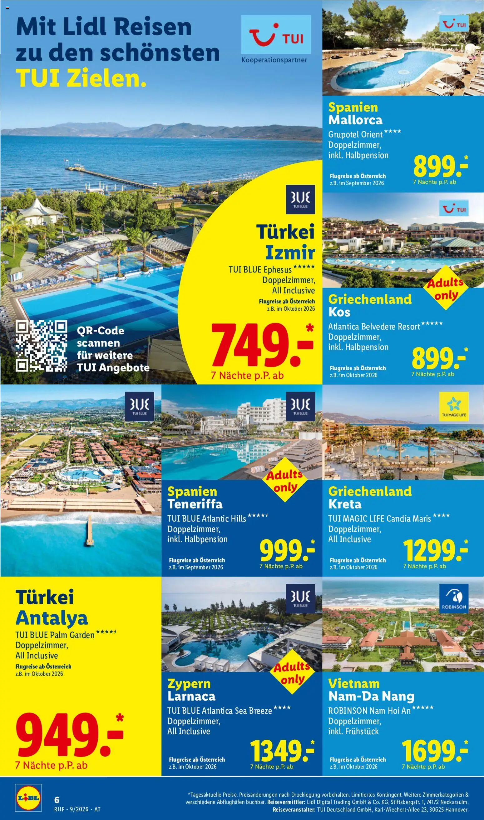 Lidl September Reise - Highlights gültig ab 31.08.2026 | Seite: 6