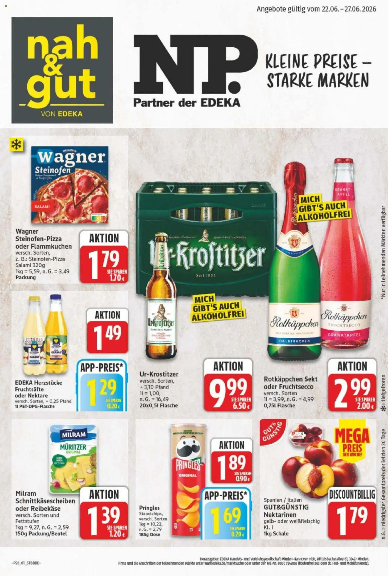NP Discount Prospekt – gültig ab 22.06.2026 | Seite: 1