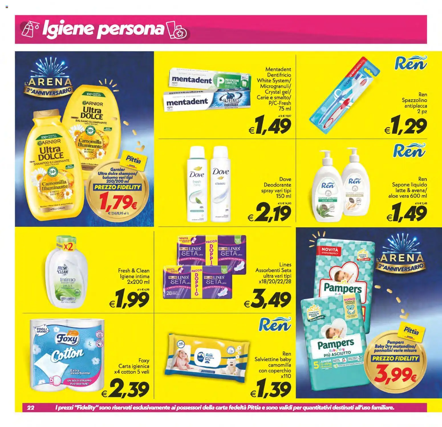Volantino SuperConveniente del 13/10/2026 | Pagina: 22 | Prodotti: Pannolini, Sapone, Spazzolino, Aloe vera