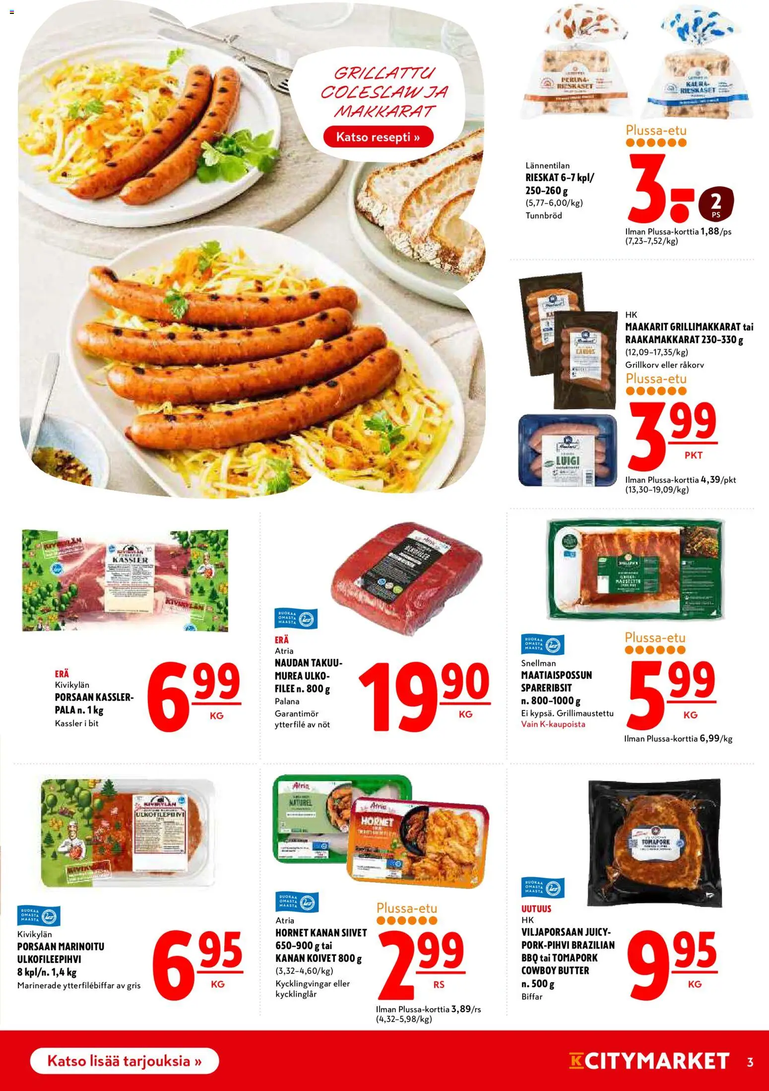 K-Citymarket tarjoukset – voimassa 15.06.2026 alkaen | Sivu: 3