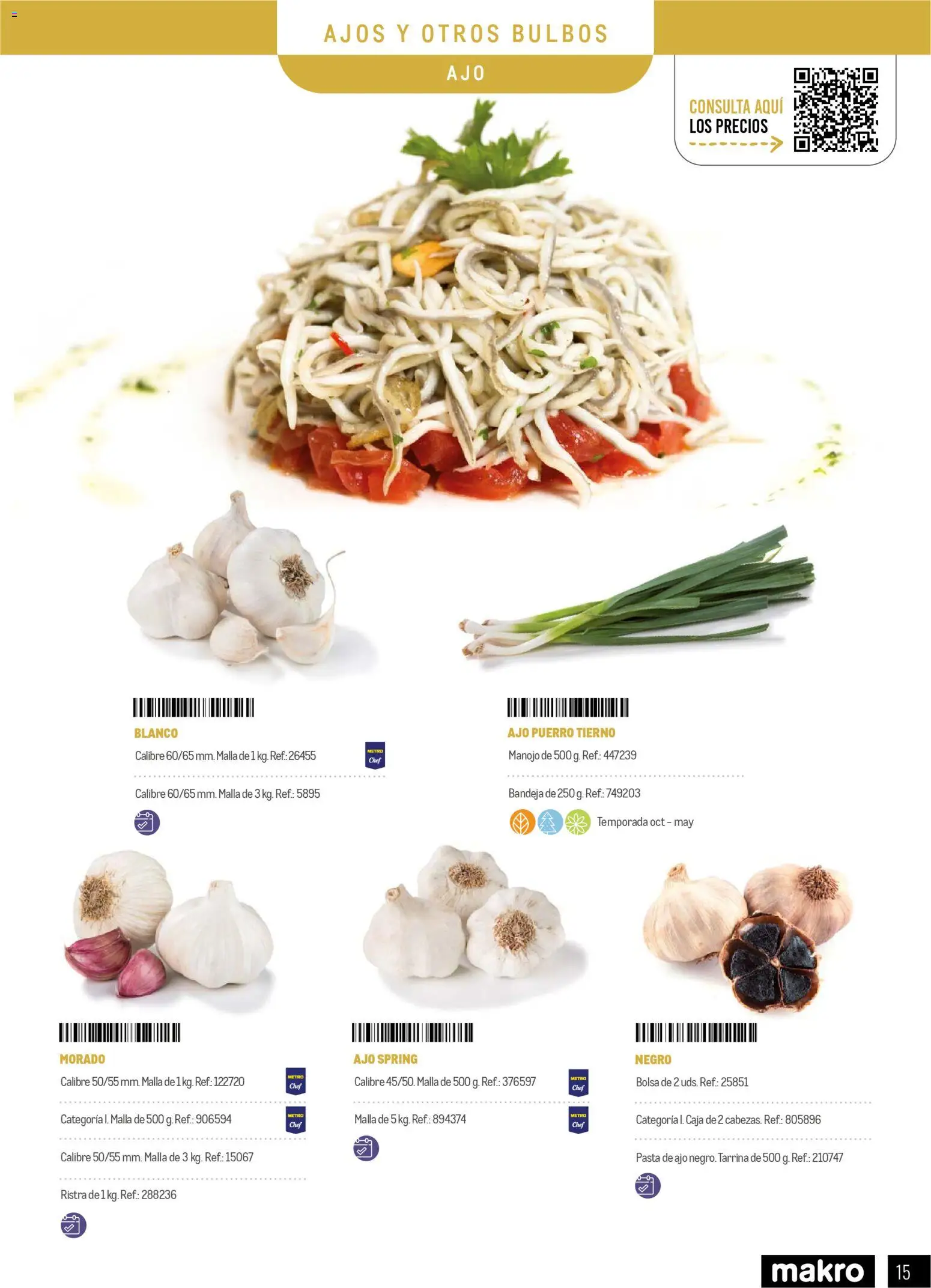 Makro - Especial Frutas y Verduras Península │ válido desde el 05.01.2026 | Página: 15 | Productos: Pasta, Bolsa, Bandeja, Caja