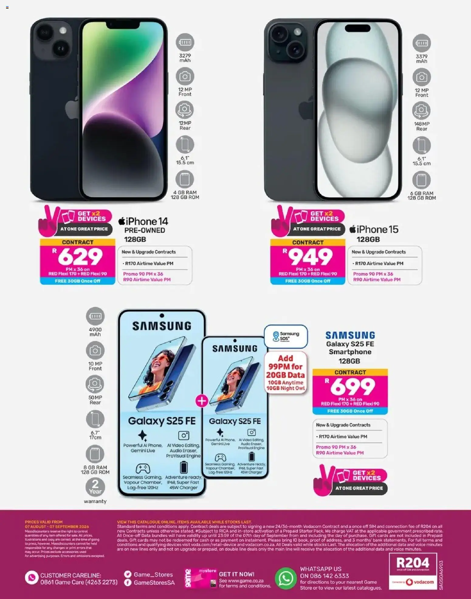 New Game catalogue – valid from 07/08/2026 | Page: 12 | Products: Data, Smartphone, Audio, Charger