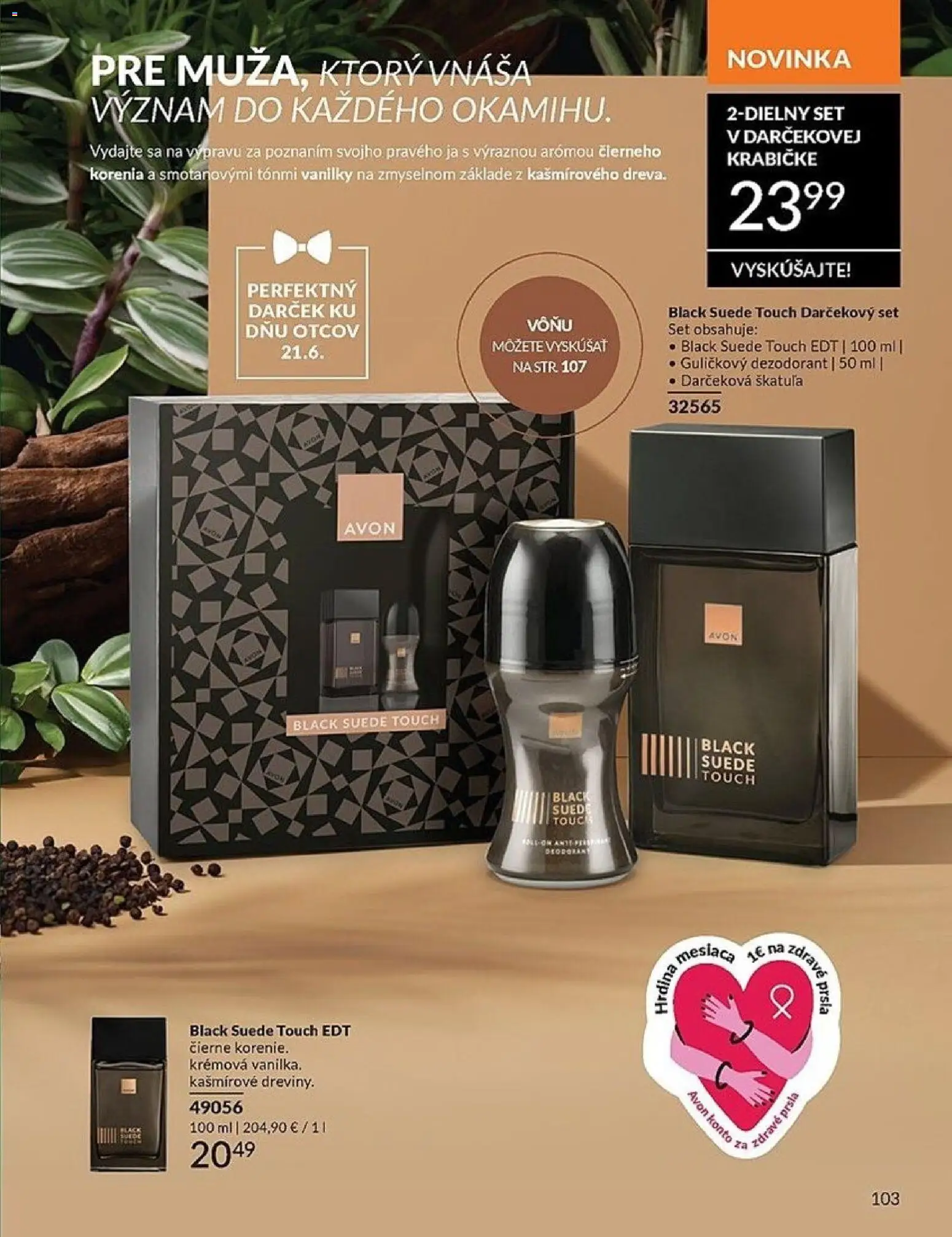 Nové Avon akcie – leták je platný od 01.06.2026 | Strana: 103 | Produkty: Dezodorant
