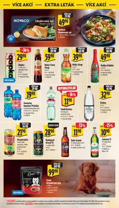 Náhled letáku Desperados, pivo silné, ochucené, světlé, pasterizované, 0,5 l od 14.10.2026 | Strana: 61 | Produkty: Ondrášovka, Granule pro psy, Pivo, Obalovaný sýr