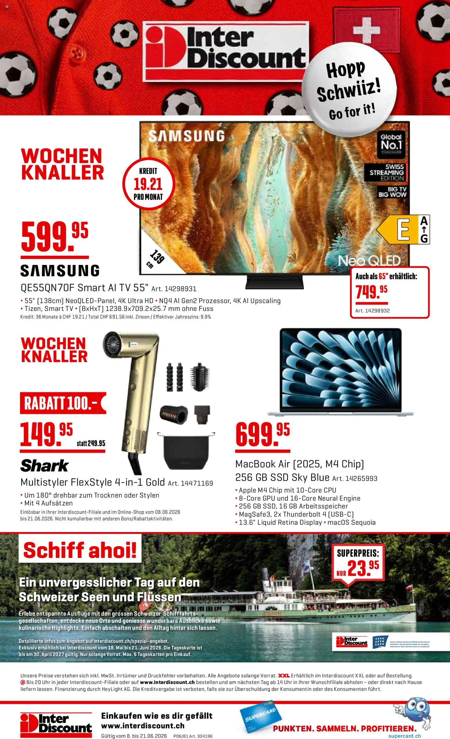 Interdiscount aktionen – gültig ab 08.06.2026 | Seite: 20 | Produkte: Uhr, Apple, Samsung, Macbook