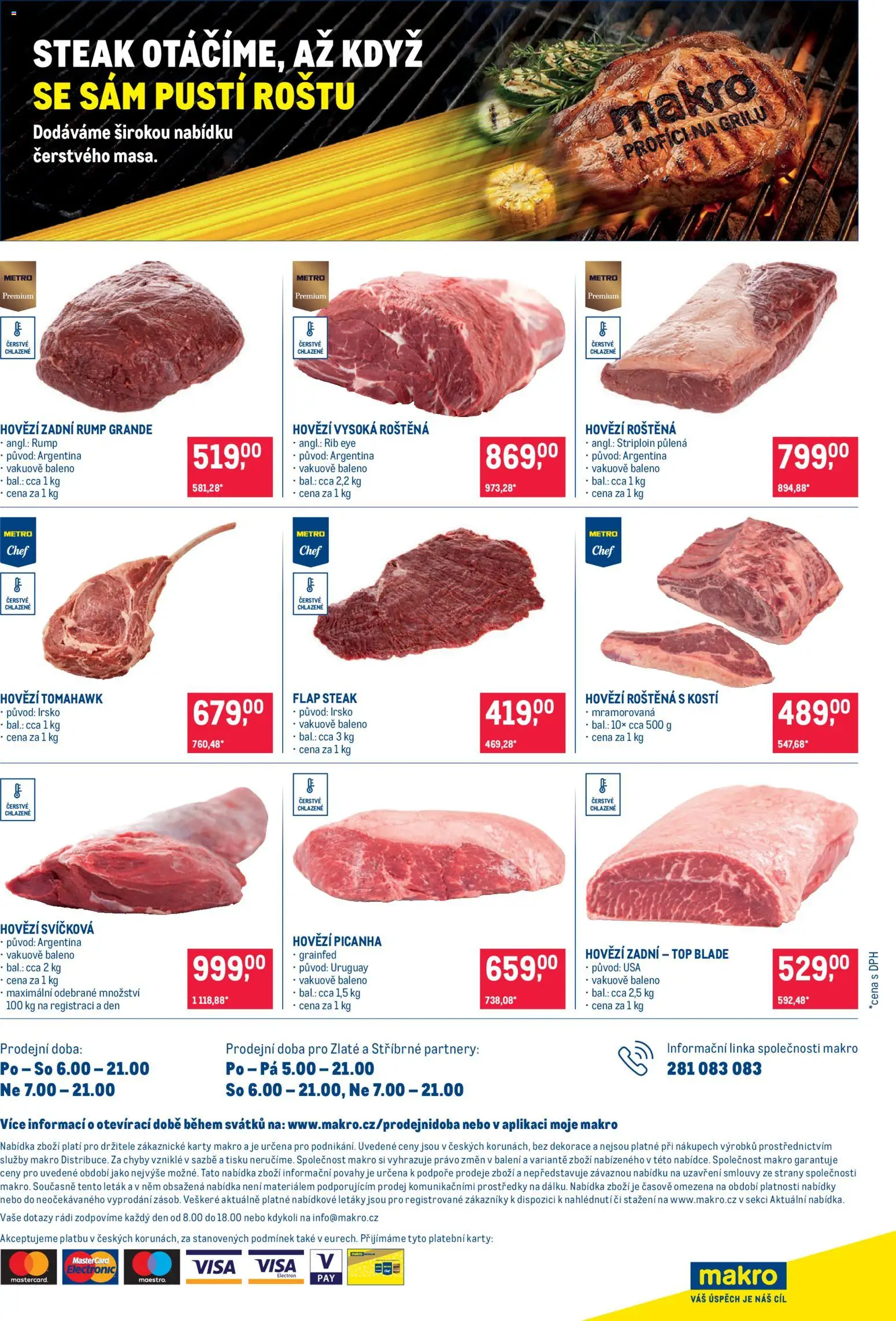 Makro leták - Gastronomie od 03.06.2026 | Strana: 24 | Produkty: Hovězí, Steak, Hovězí svíčková, Karty