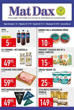 Matdax erbjudanden - Förhandsvisning av reklamblad från butik Matdax aktuell från 31/08/2026