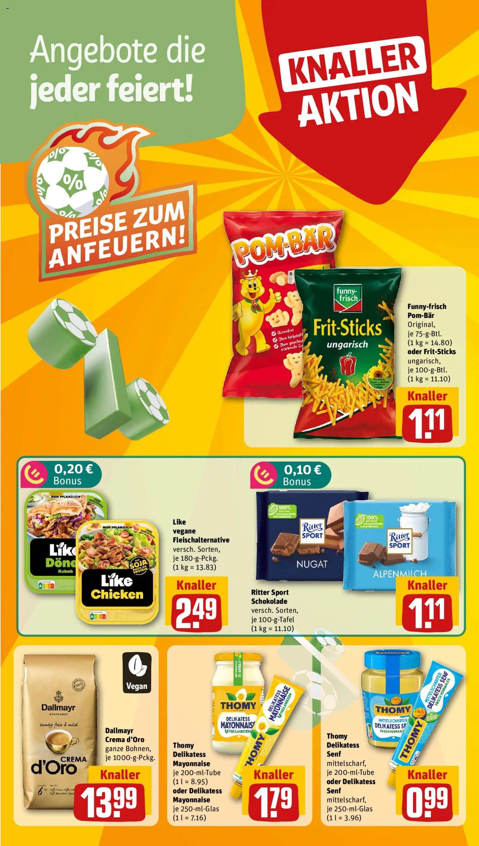 Rewe ihr Kaufpark Prospekt – gültig ab 29.06.2026 | Seite: 18 | Produkte: Ritter sport, Funny frisch, Dallmayr, Mayonnaise