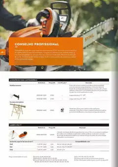 Pré-visualização Stihl Catálogo válido de 07/09/2026 | Página: 60 | Produtos: Bolsa, Cavalete, Chave de fendas, Caixa