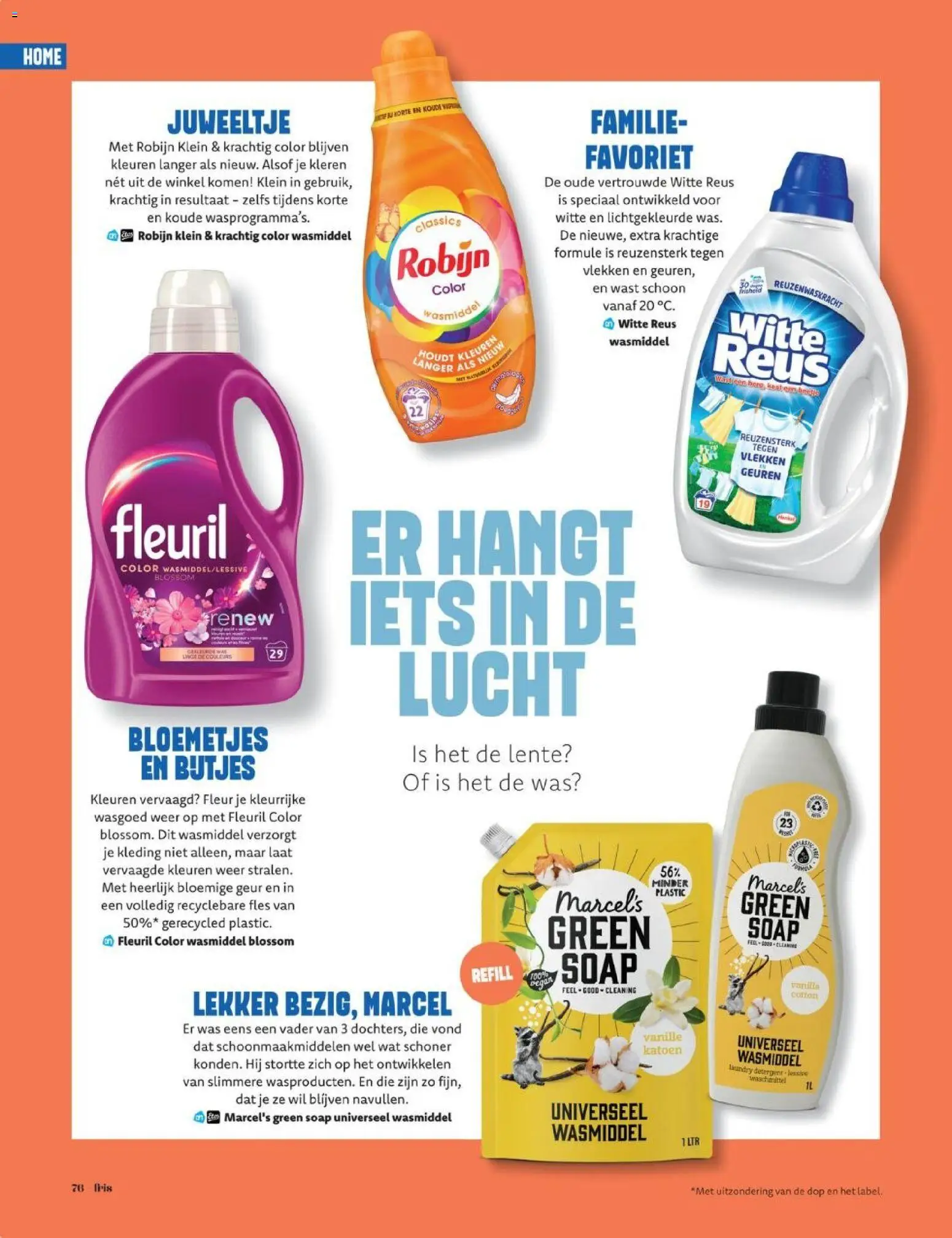 {H1} | Pagina: 76 | Producten: Wasmiddel, Kleren, Robijn, Wasgoed