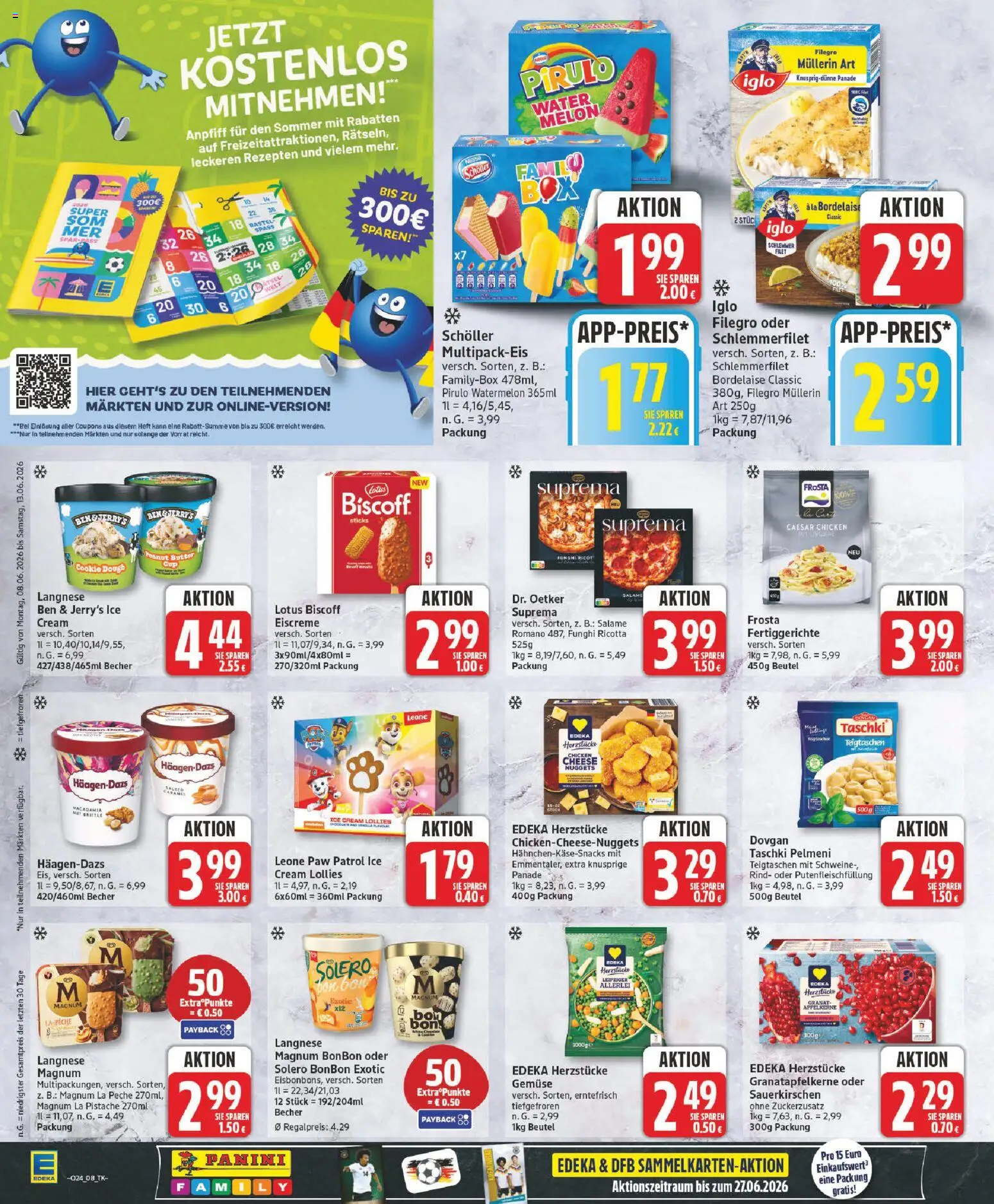 Elli Markt Prospekt Rietberg – gültig ab 08.06.2026 | Seite: 8 | Produkte: Butter, Eiscreme, Frosta, Ben & Jerry's
