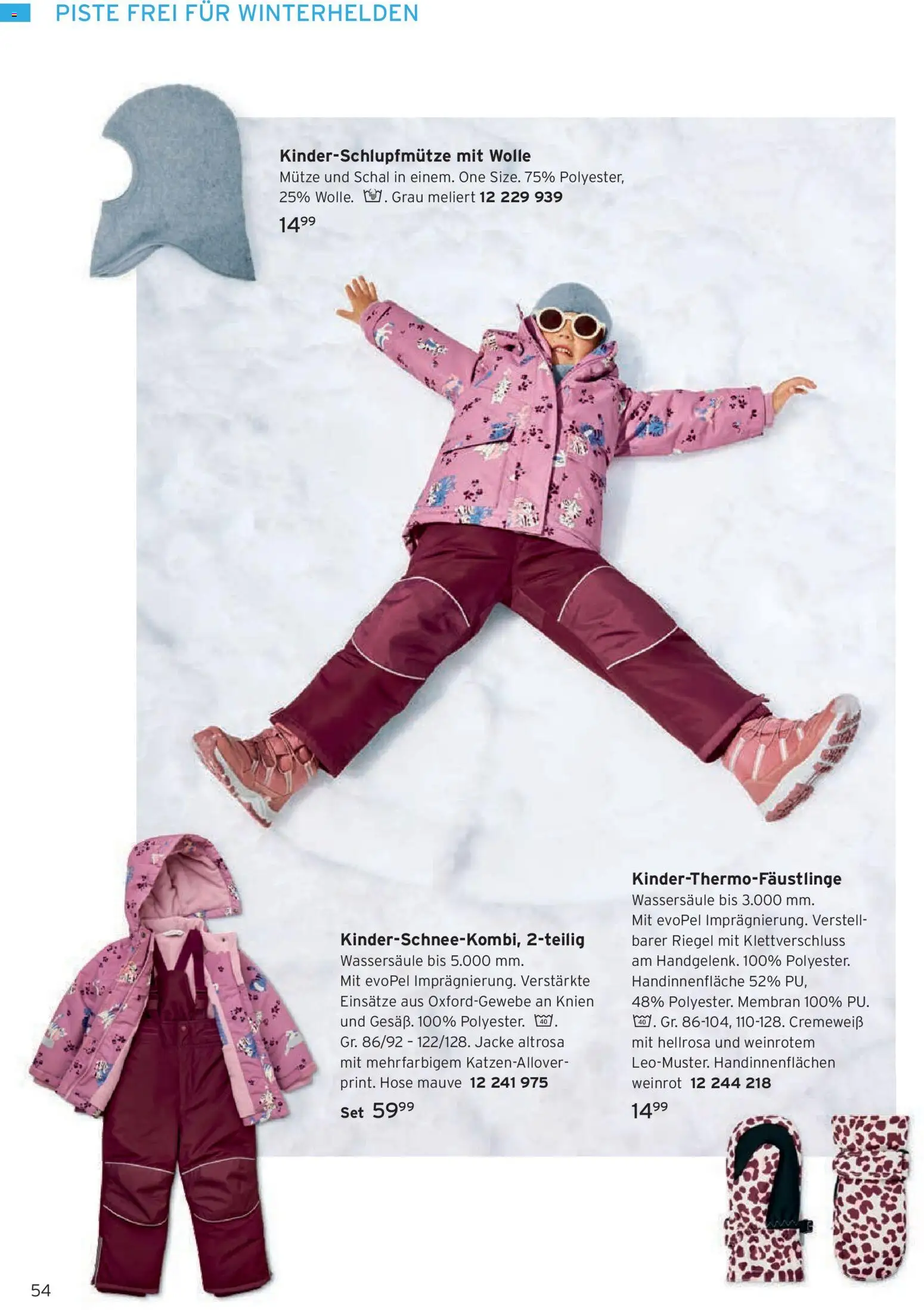 Angebote Tchibo – gültig ab 01.11.2026 | Seite: 54 | Produkte: Jacke, Hose, Schal