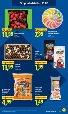 Pogląd oferty "SMAK RAJU Ciepłe lody śmietankowe, Ciepłe lody śmietankowe" - ważna od 15.06.2026 | Strona: 53 | Produkty: Galaretki, Ciepłe lody, Żelki, Lody