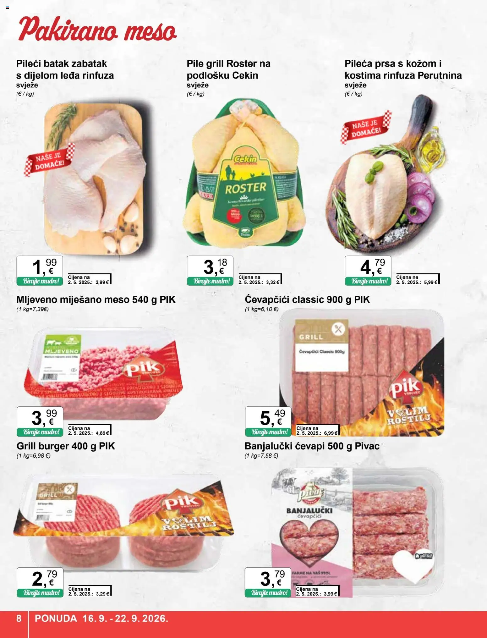 KTC katalog | vrijedi od 16.09.2026 | Stranica: 8 | Proizvodi: Roštilj, Stol, Meso, Grill