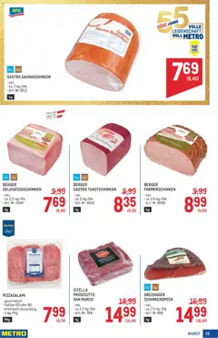 Metro angebote Profi ab 03.09.2026 gültig | Seite: 15 | Produkte: Wurst