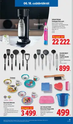 Lidl akciós újság - amely érvényes a következő dátumtól: 18.06.2026 | Oldal: 41