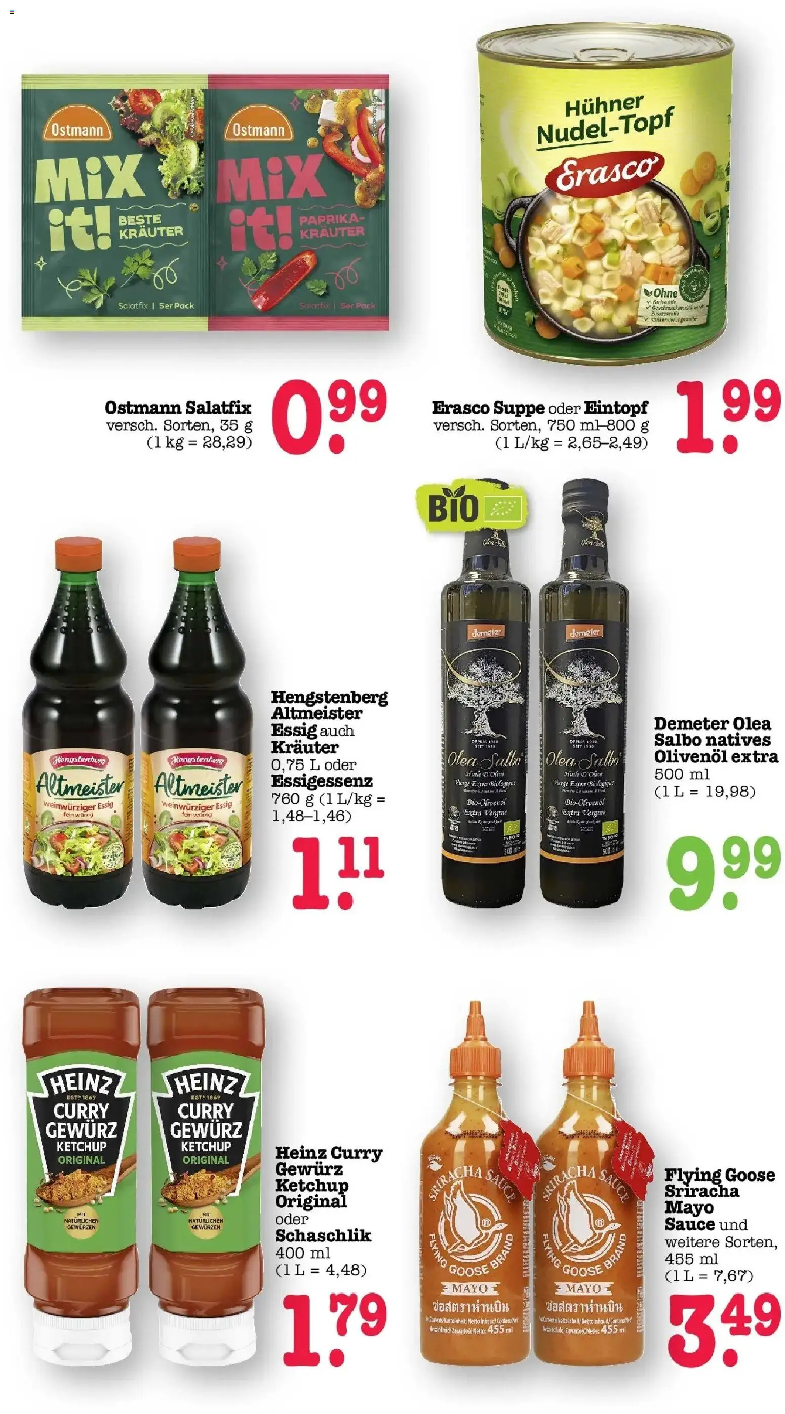 Edeka Prospekt Mainz-Weisenau (ab 31.08.2026) » Angebote Online | Seite: 37 | Produkte: Essig, Olivenol, Paprika, Erasco