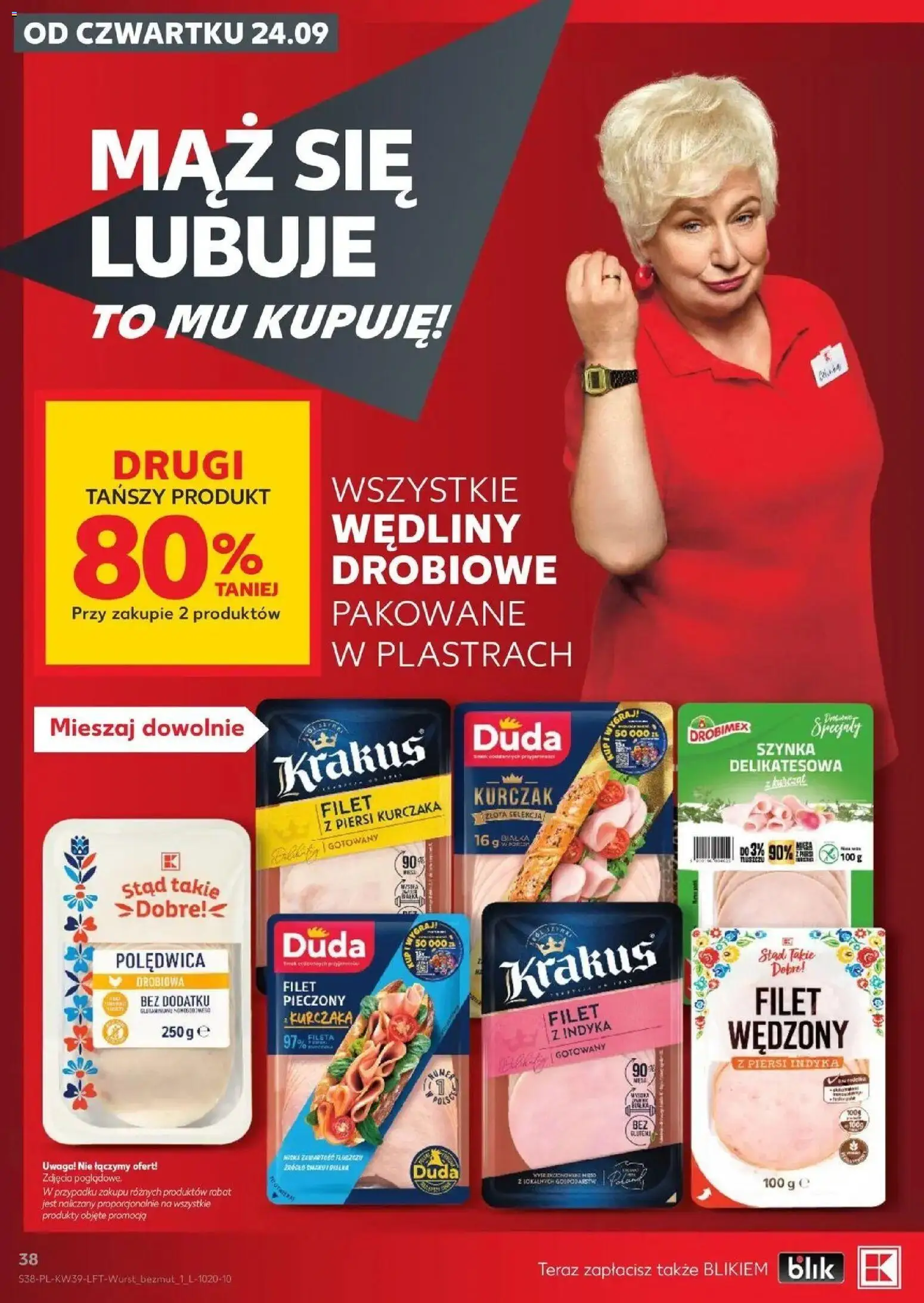 Kaufland gazetka od 24.09.2026 | Strona: 38 | Produkty: Piersi, Specjały, Gra, Szynka