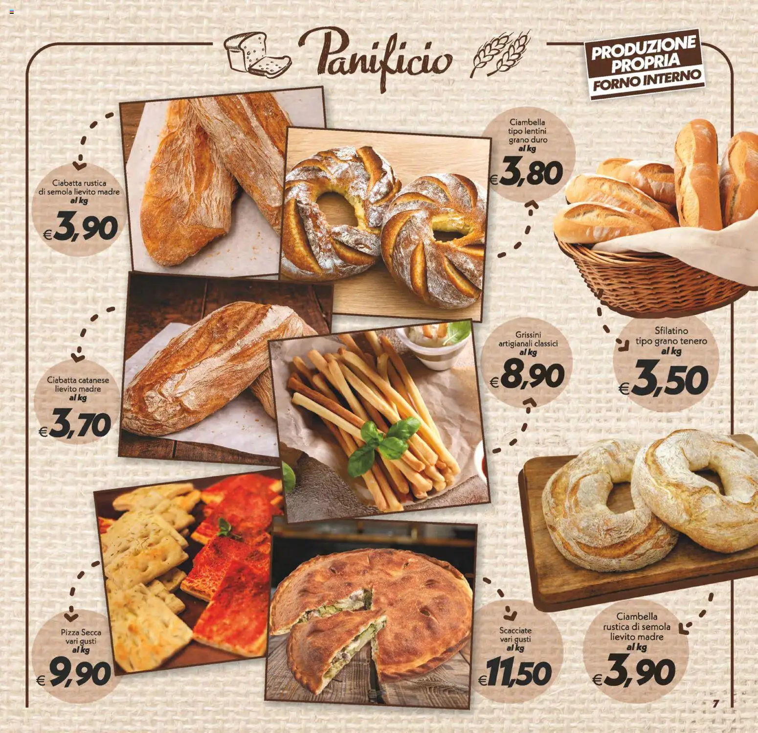 Volantino SuperConveniente del 09.06.2026 | Pagina: 7 | Prodotti: Pizza, Grissini, Forno