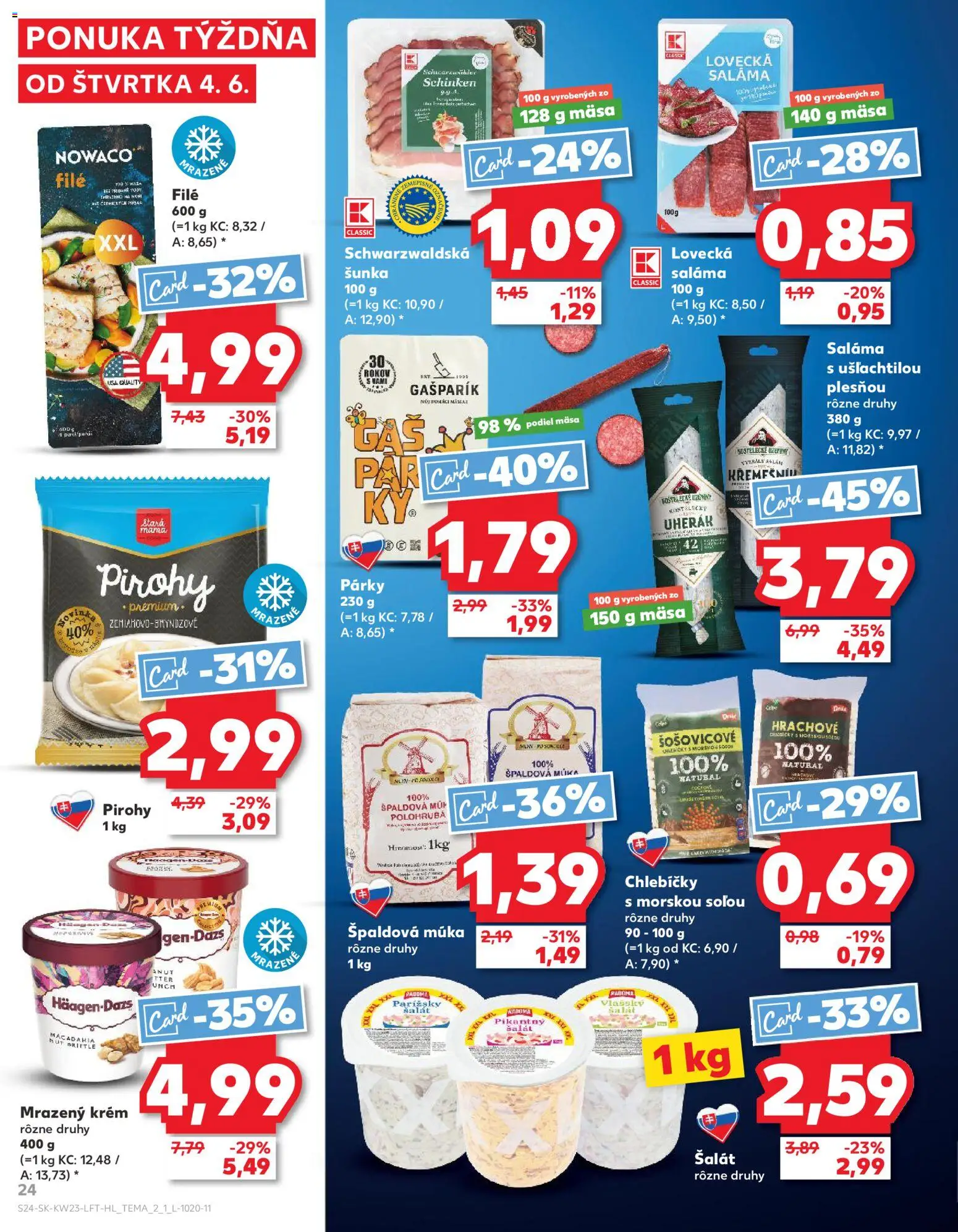 Nové Kaufland akcie – leták je platný od 04.06.2026 | Strana: 24