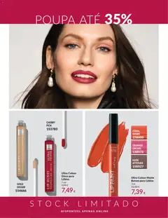 Pré-visualização Ultra Colour Matte Batom para Lábios, Hydrating matte lip paint, 7 ml, Coral Shore shade. válido de 01.06.2026 | Página: 210