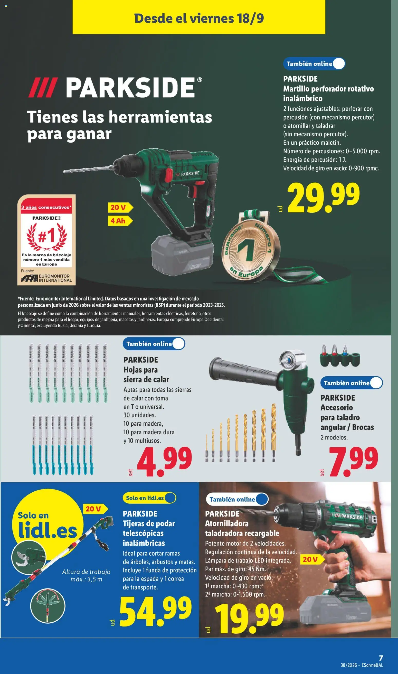 Lidl folleto de bazar │ válido desde el 14/09/2026 | Página: 17