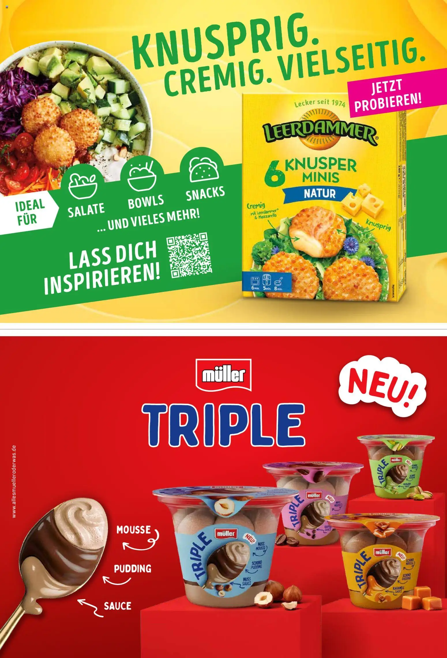 Famila Nordwest myTime Oktober 2026 – gültig ab 01.10.2026 | Seite: 26 | Produkte: Mozzarella, Pudding, Leerdammer