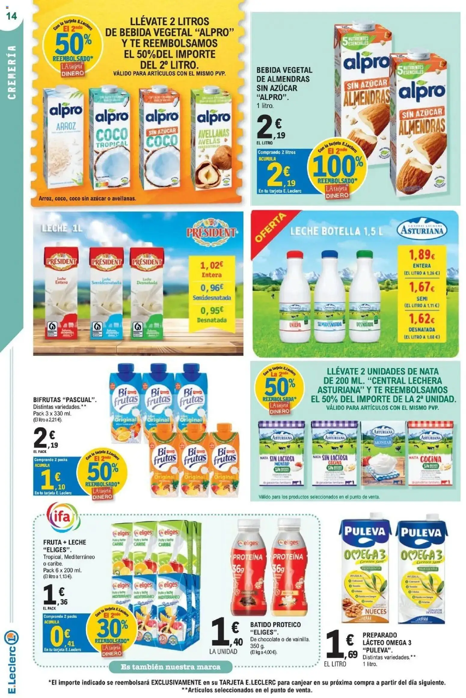 E.Leclerc Megames 2 07/10/2026 - 18/10/2026 | Página: 14 | Productos: Omega, Nueces, Arroz, Cocina