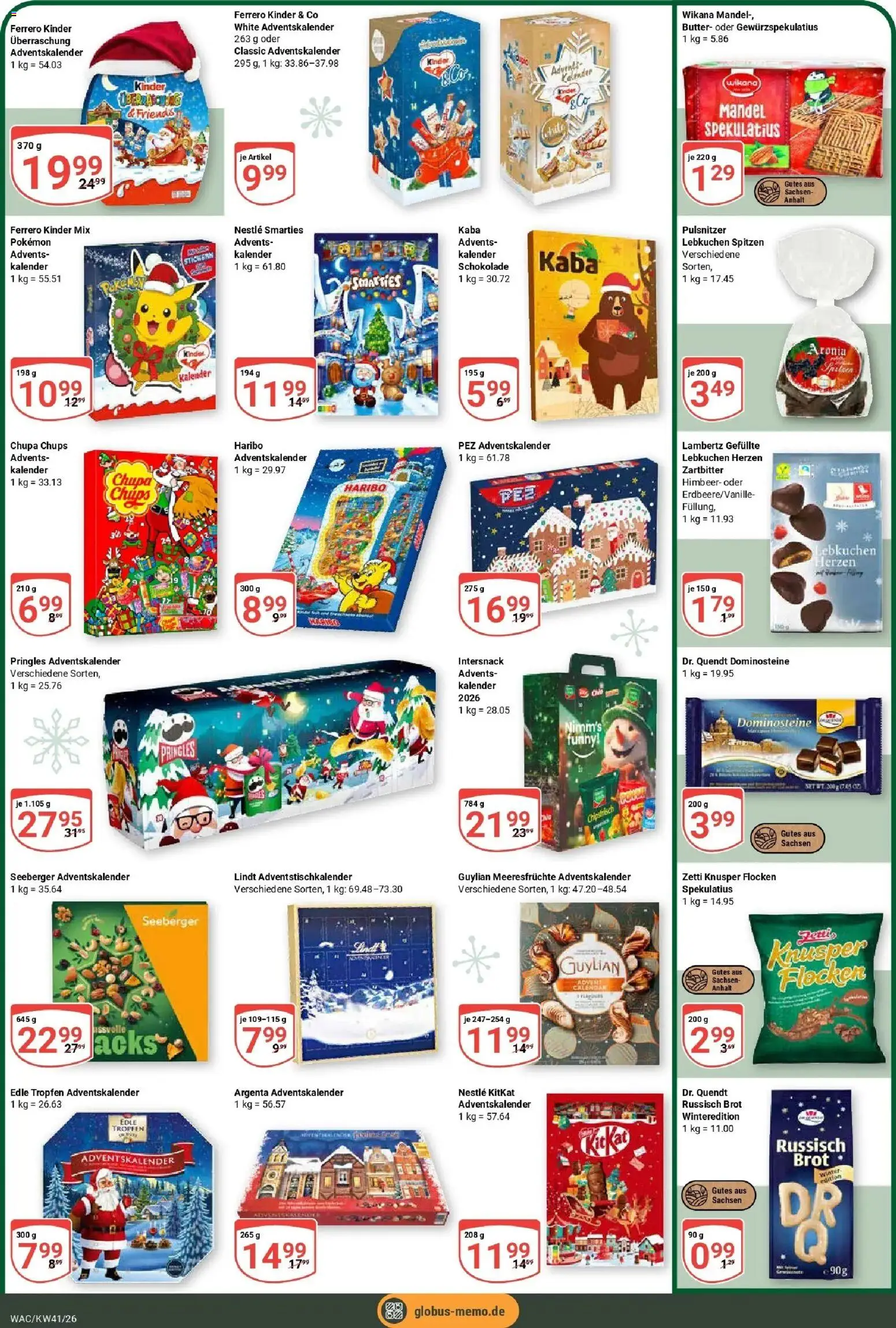 Globus Prospekt Markkleeberg (ab 05.10.2026) » Angebote online | Seite: 17 | Produkte: Haribo, Brot, Lindt, Chips