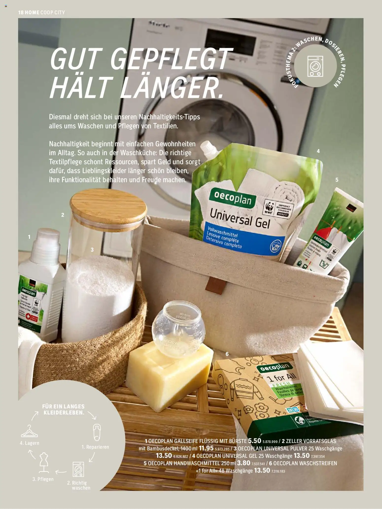 Coop City aktionen – gültig ab 17.08.2026 | Seite: 18 | Produkte: Pulver, Bürste