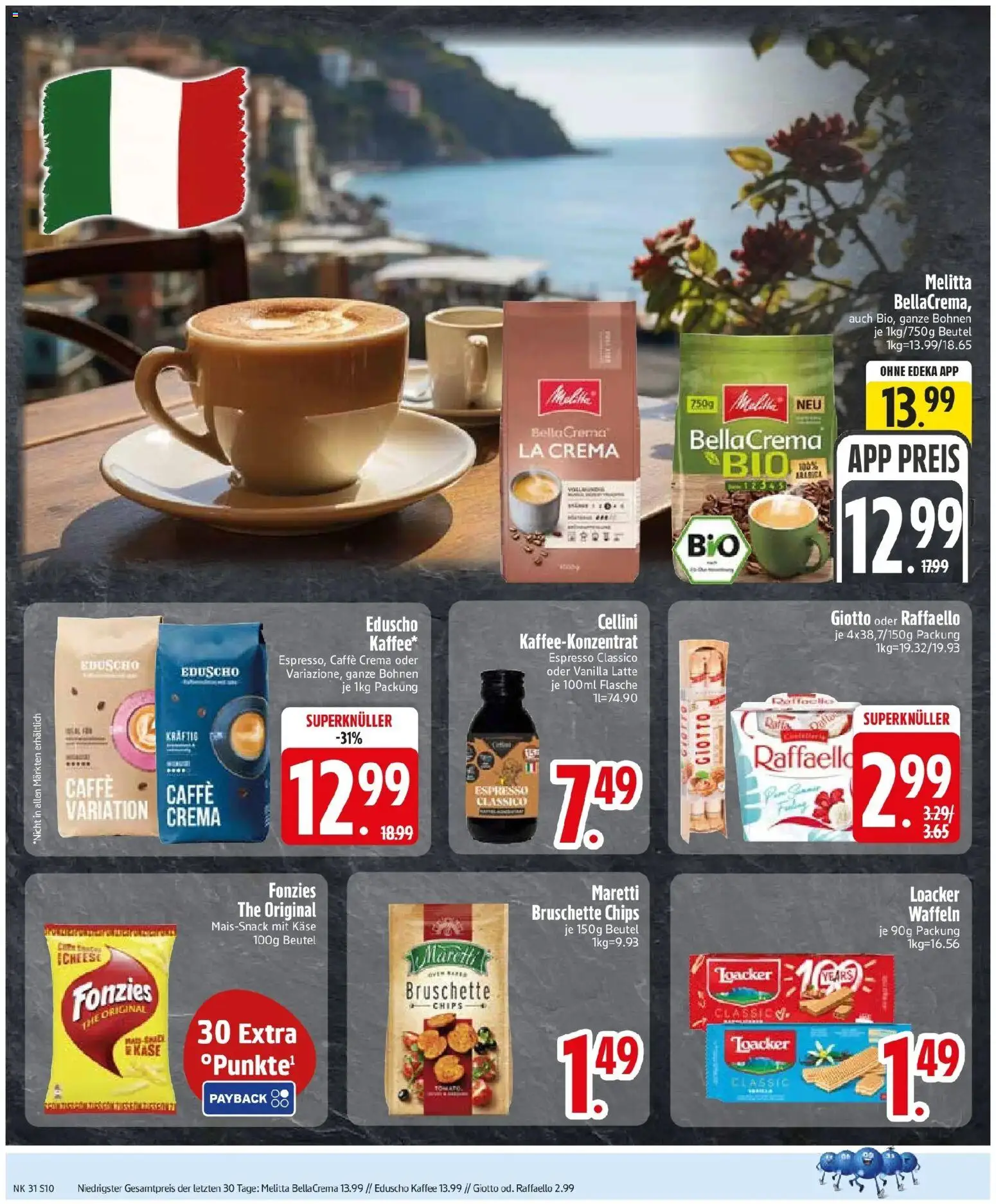 Edeka prospekt Boos – gültig ab 27.07.2026 | Seite: 12 | Produkte: Raffaello, Kaffee, Waffeln, Chips